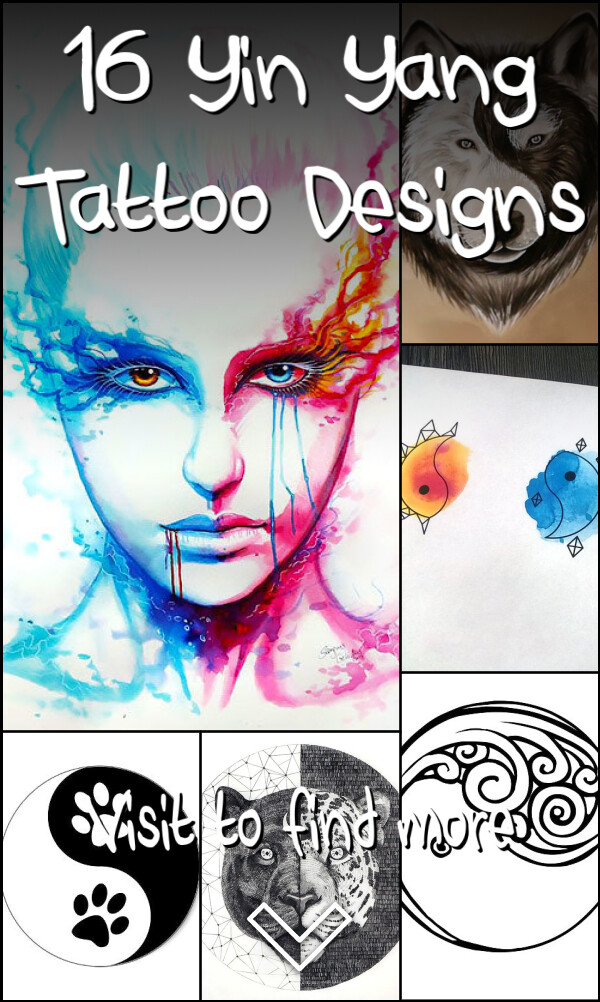 16 Yin Yang Tattoo Designs