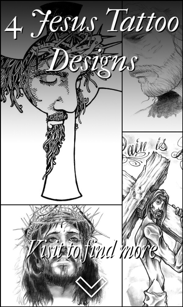 4 Jesus Tattoo Designs