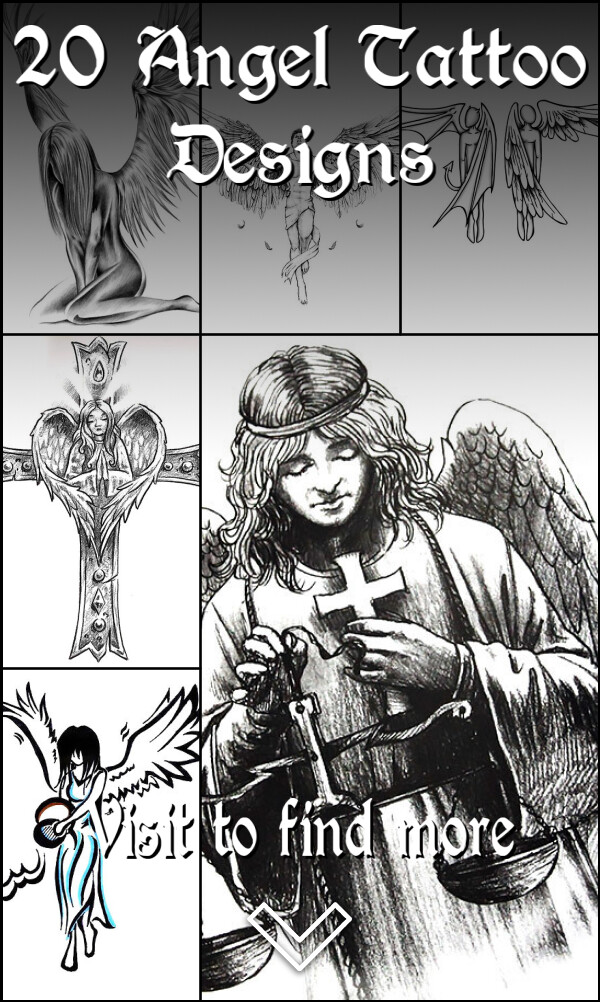 20 Angel Tattoo Designs