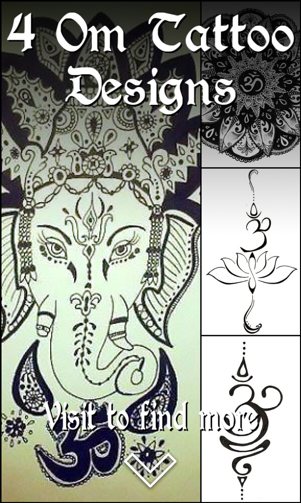 4 Om Tattoo Designs