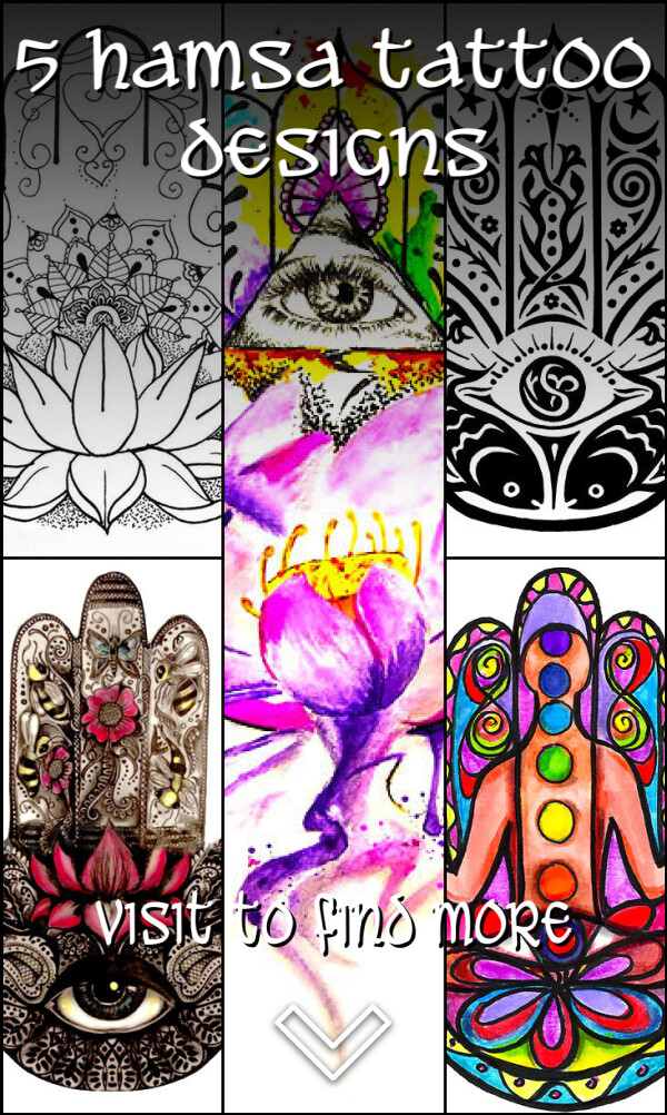 5 Hamsa Tattoo Designs