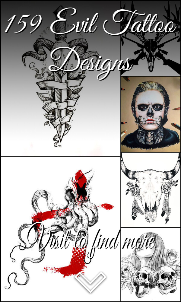 159 Evil Tattoo Designs