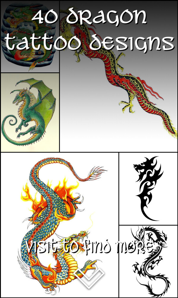40 Dragon Tattoo Designs