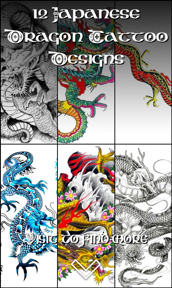 12 Japanese Dragon Tattoo Designs
