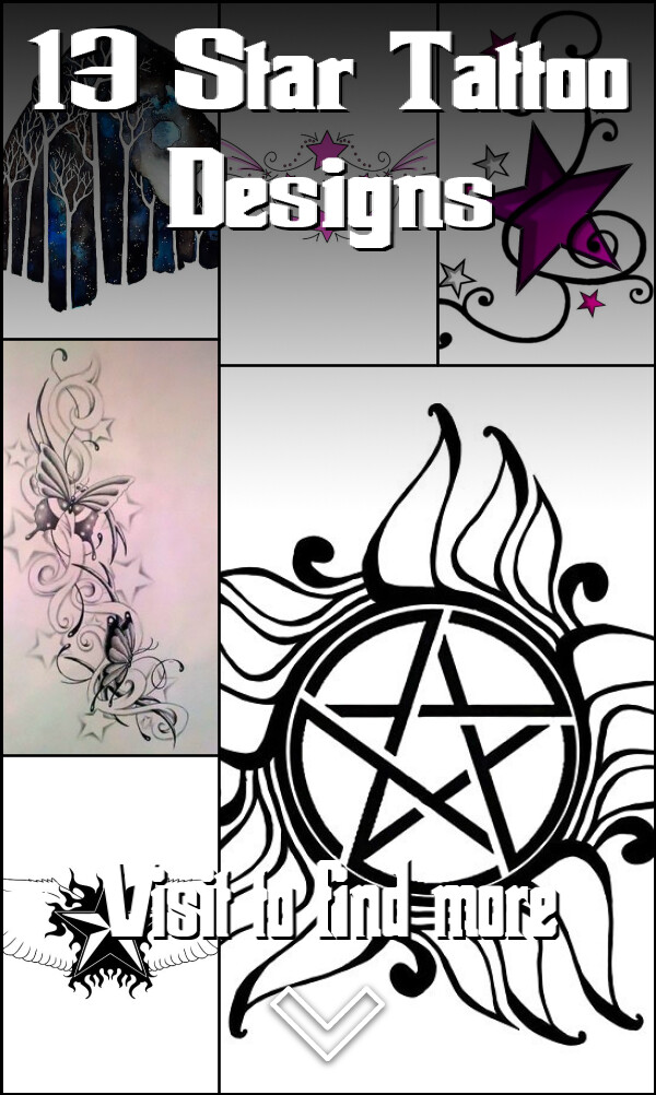 13 Star Tattoo Designs