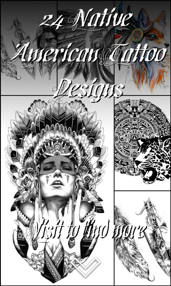 24 Native American Tattoo Designs