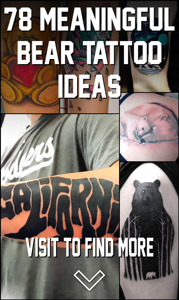 78 Meaningful Bear Tattoo Ideas