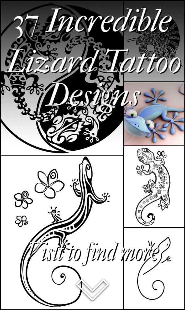 37 Incredible Lizard Tattoo Designs