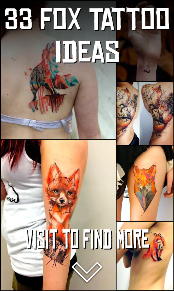 33 Fox Tattoo Ideas