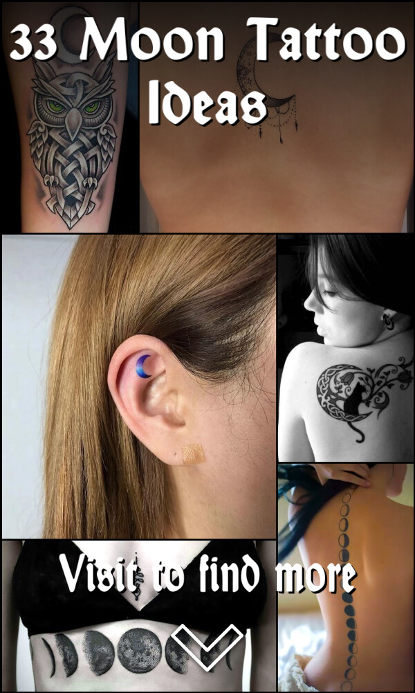 33 Moon Tattoo Ideas