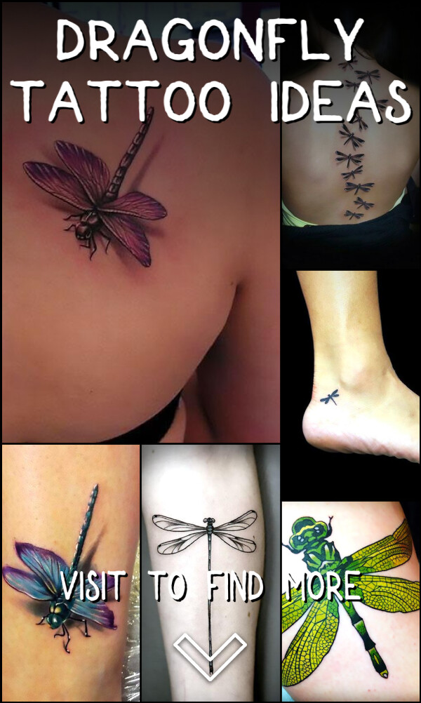 22 Dragonfly Tattoo Ideas