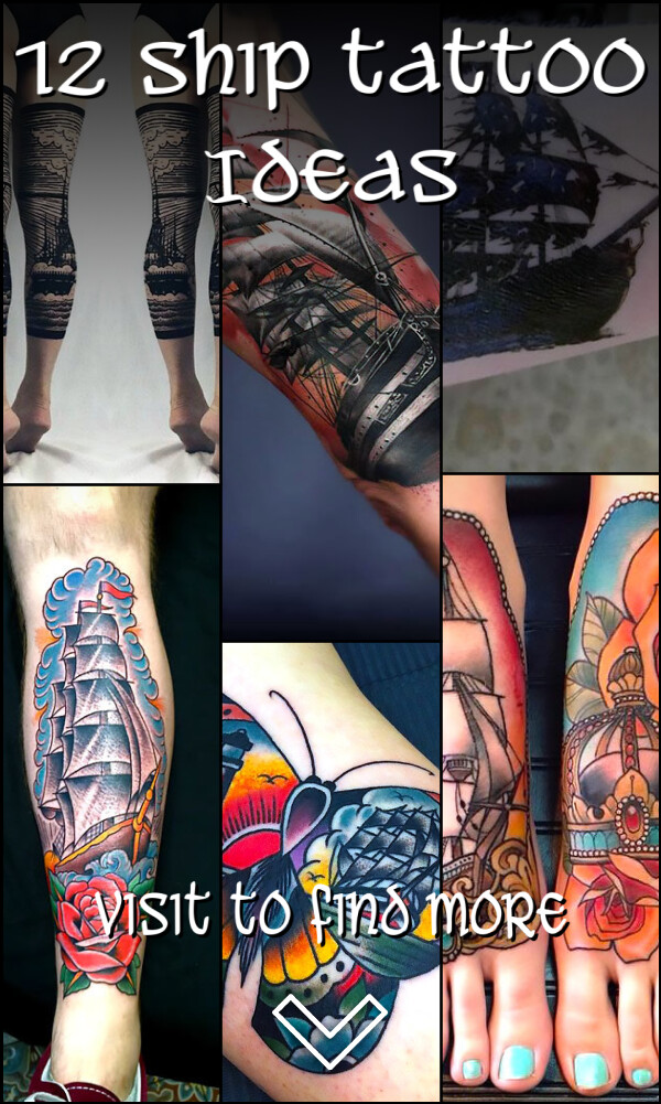 12 Ship Tattoo Ideas