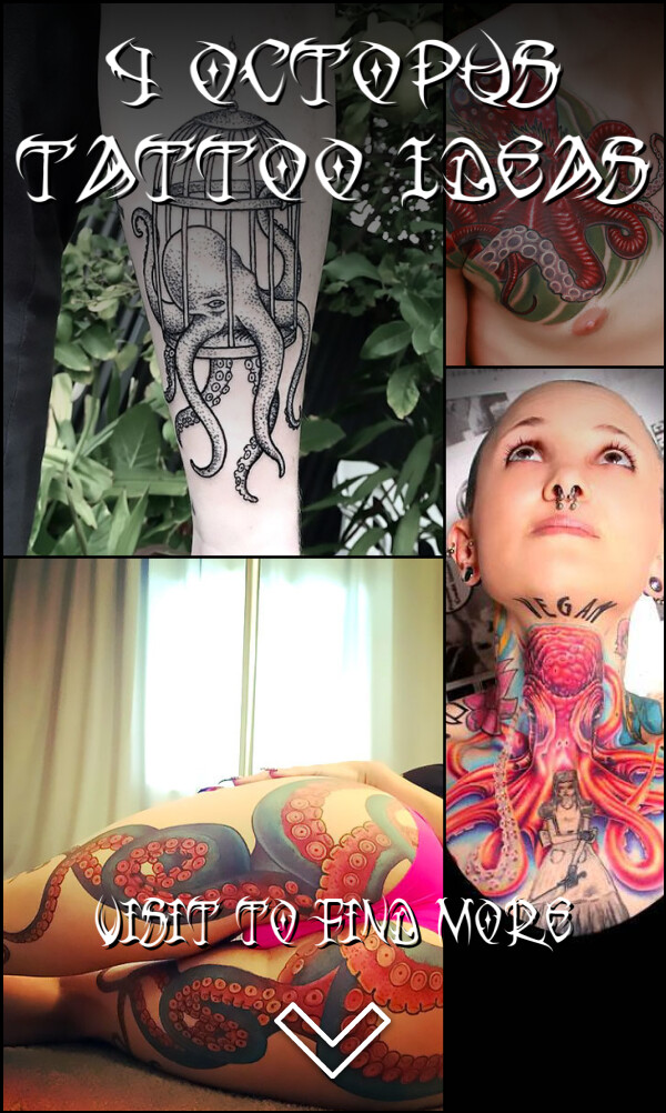 4 Octopus Tattoo Ideas