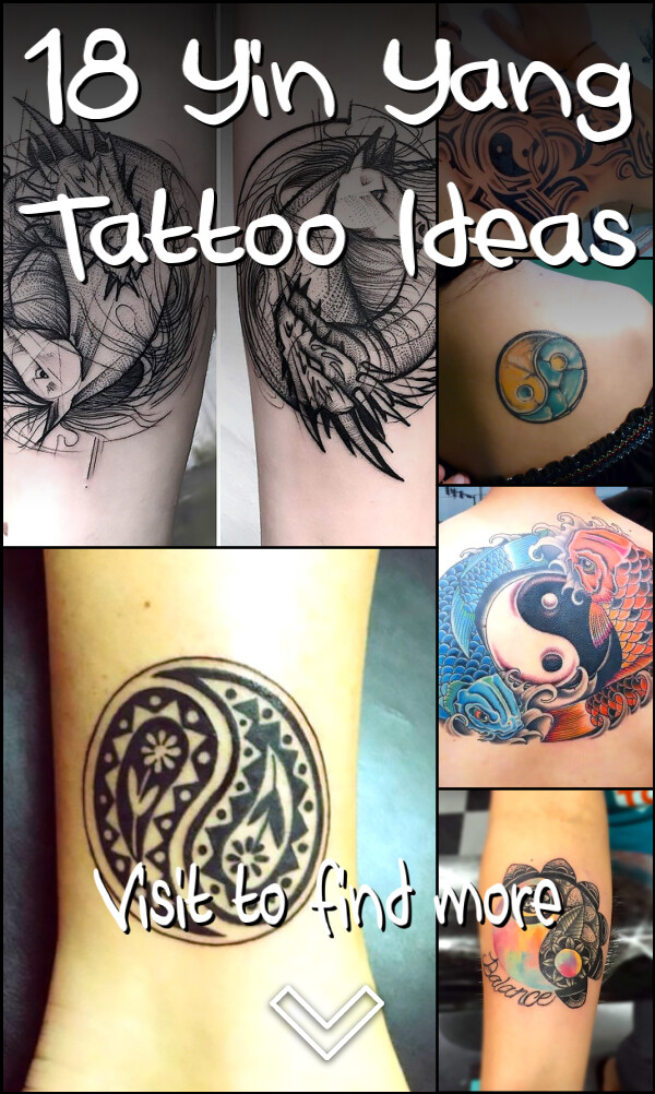 18 Yin Yang Tattoo Ideas