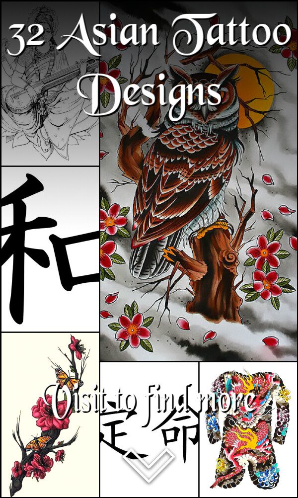 32 Asian Tattoo Designs