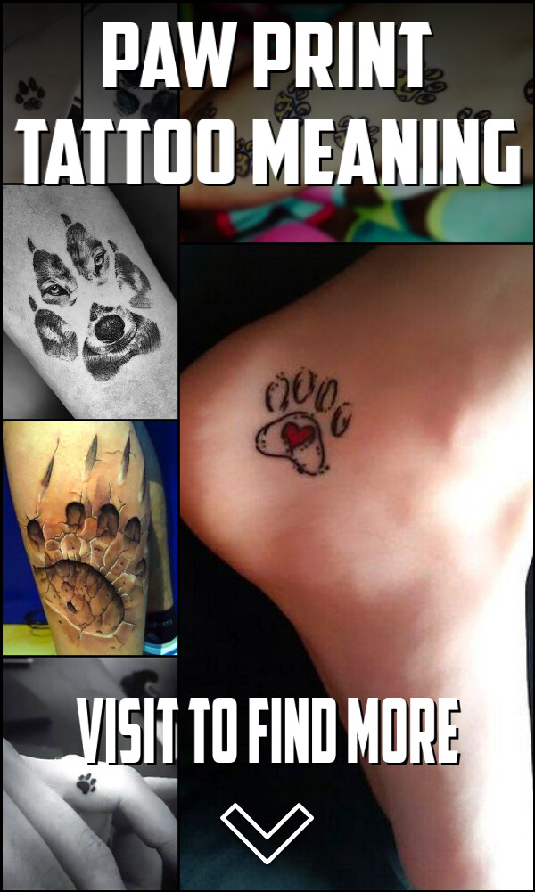 Paw Print Tattoo Meaning