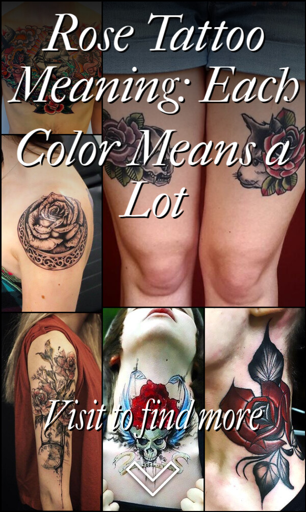 Rose Tattoo Meaning: Each Color Means a Lot