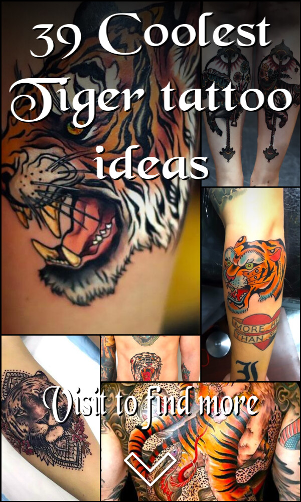 39 Coolest Tiger tattoo ideas