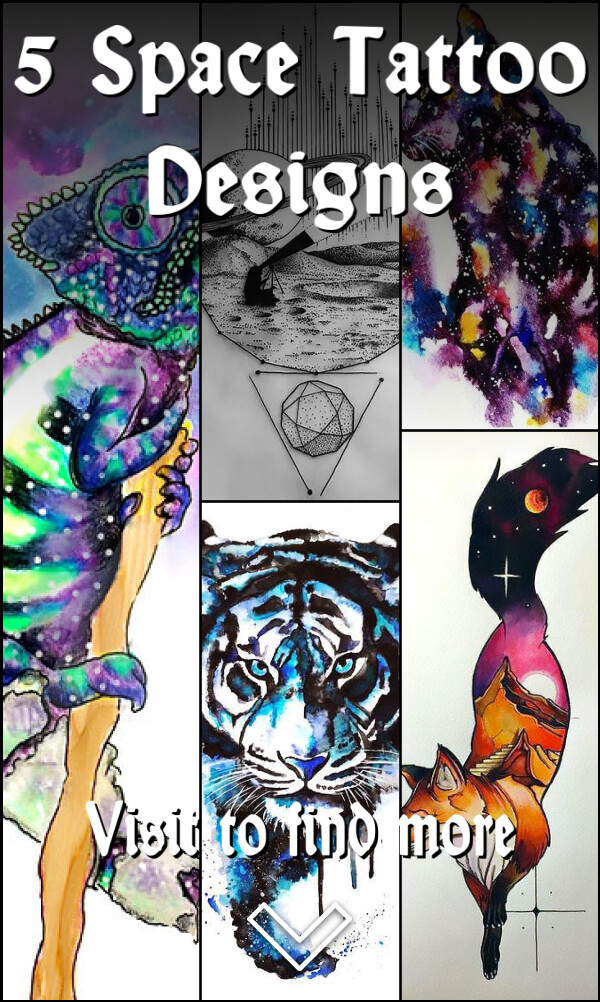 5 Space Tattoo Designs