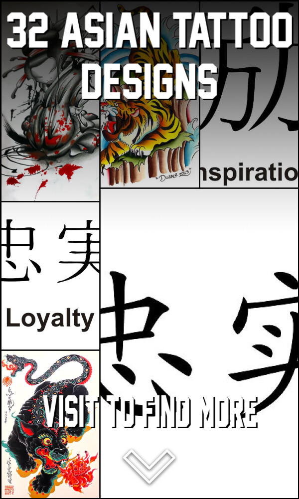 32 Asian Tattoo Designs