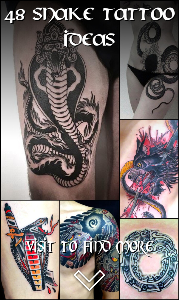 48 Snake Tattoo Ideas