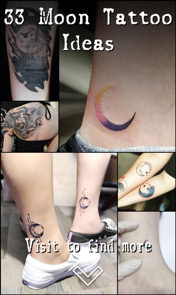33 Moon Tattoo Ideas