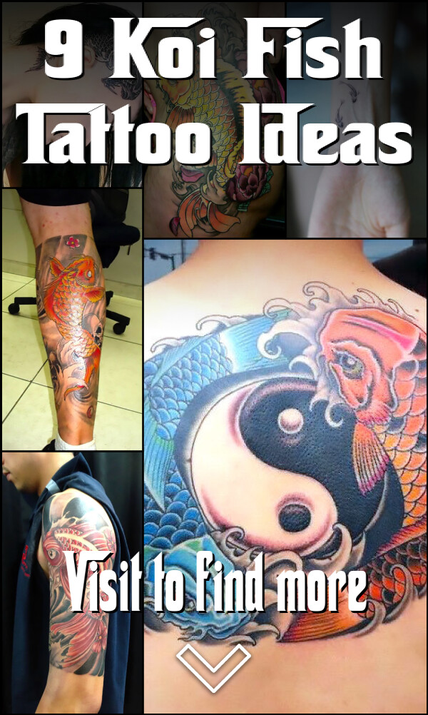 9 Koi Fish Tattoo Ideas