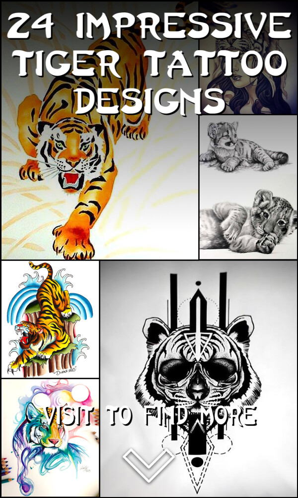 24 Impressive Tiger Tattoo Designs