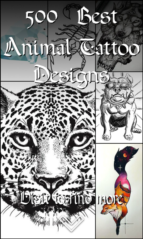 500+ Best Animal Tattoo Designs