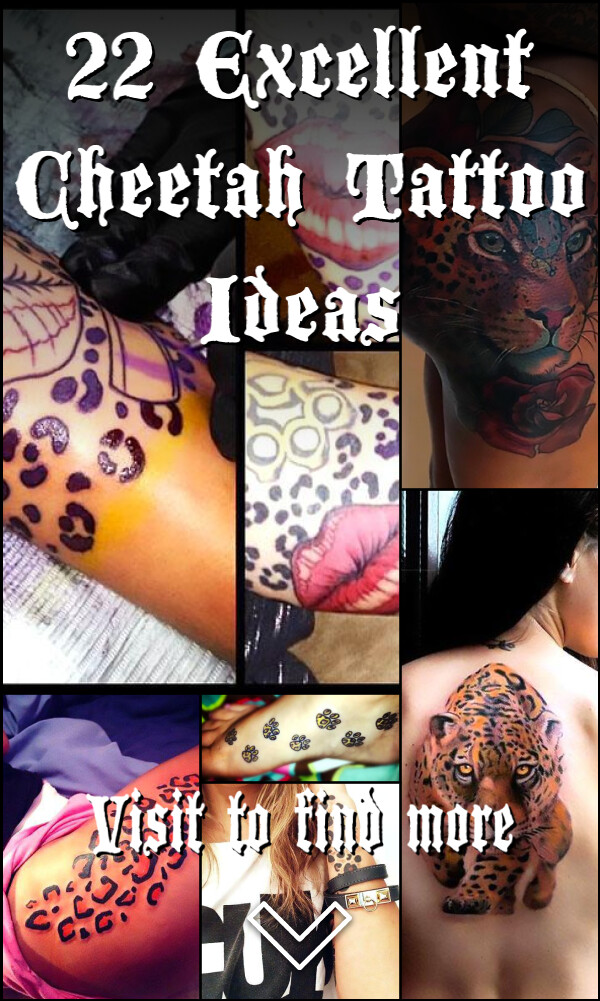 22 Excellent Cheetah Tattoo Ideas