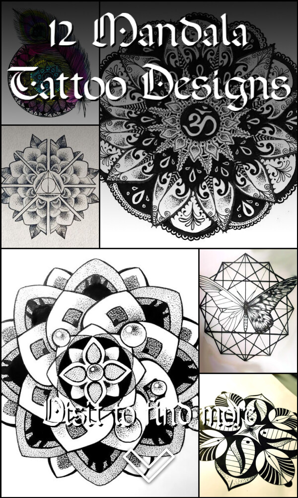 12 Mandala Tattoo Designs