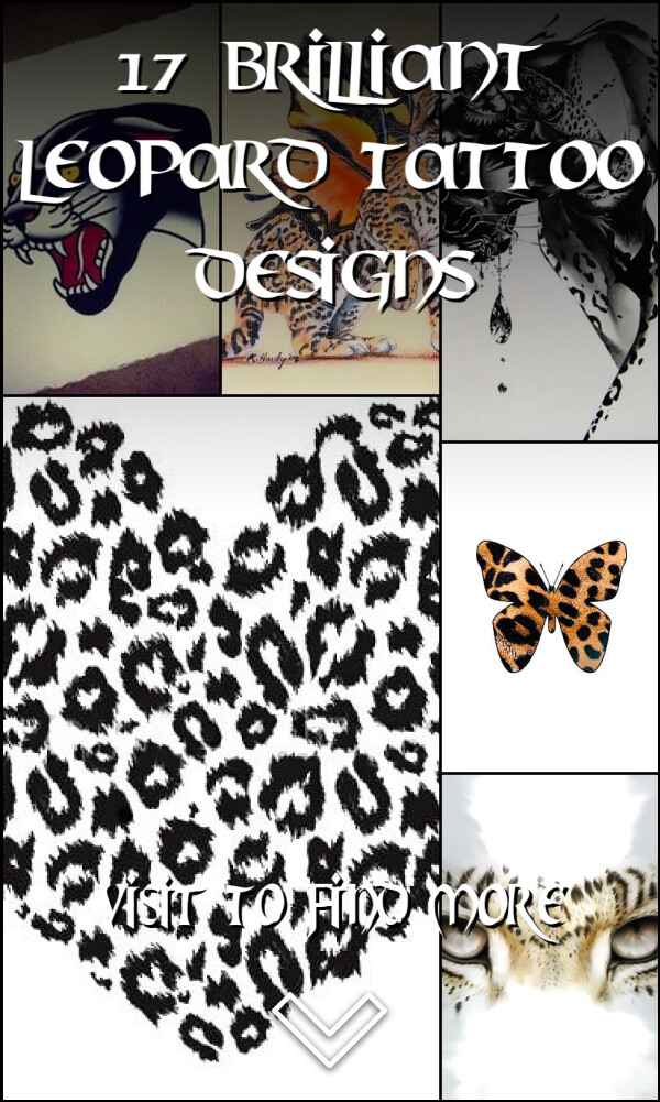 17 Brilliant Leopard Tattoo Designs