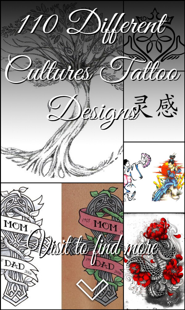 110 Different Cultures Tattoo Designs