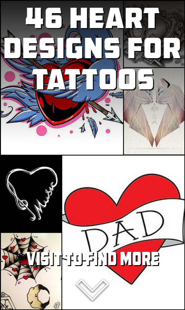 46 Heart Designs for Tattoos 