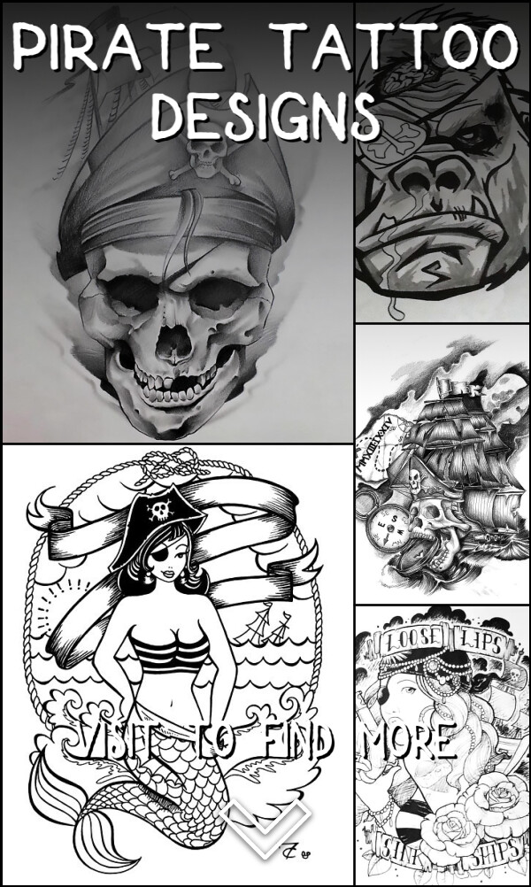 5 Pirate Tattoo Designs