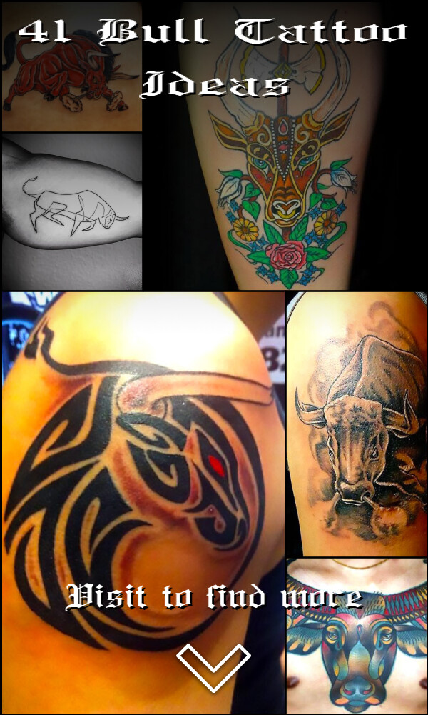 41 Bull Tattoo Ideas