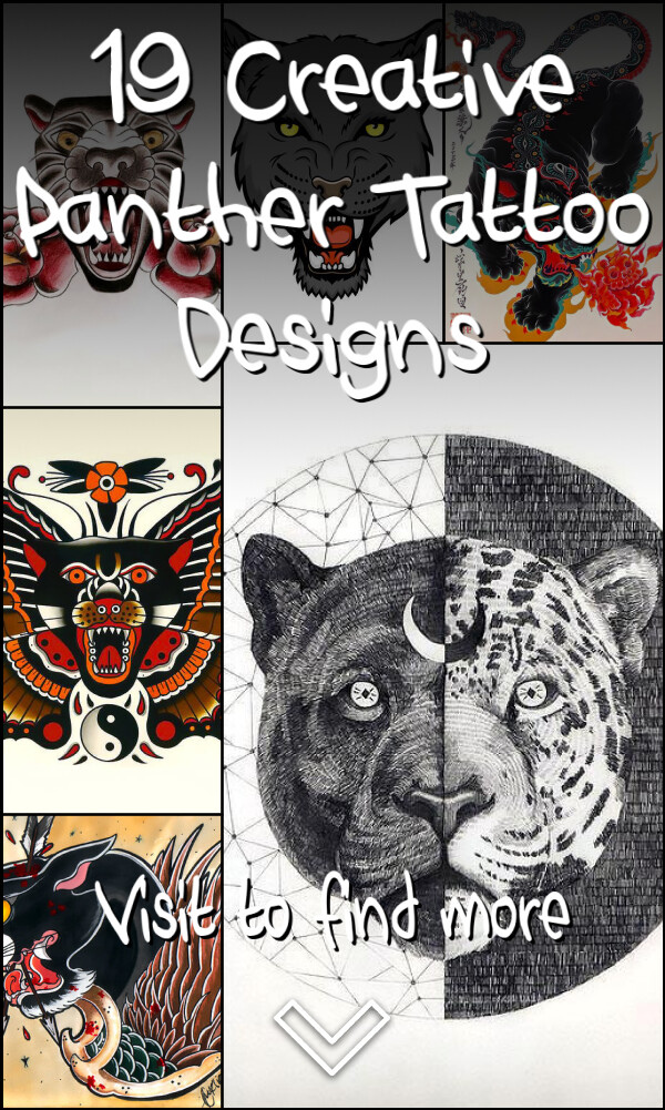 19 Creative Panther Tattoo Designs
