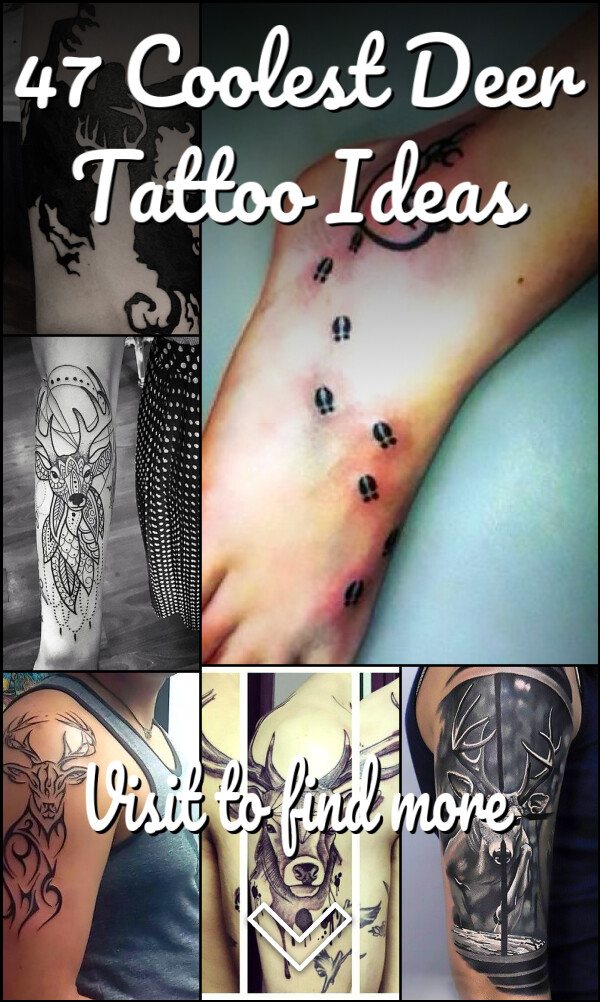 47 Coolest Deer Tattoo Ideas