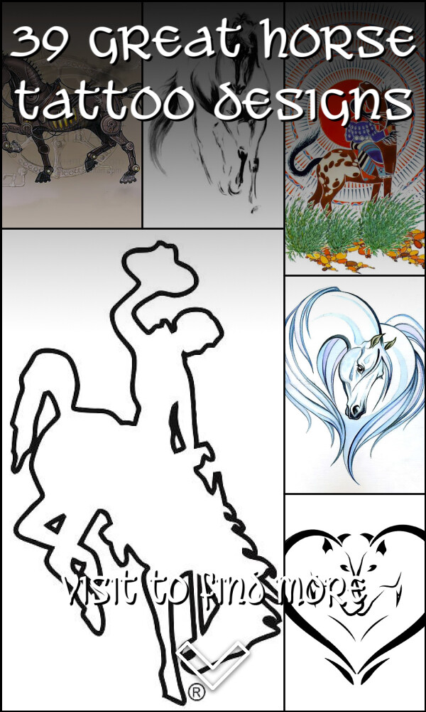 39 Great Horse tattoo designs