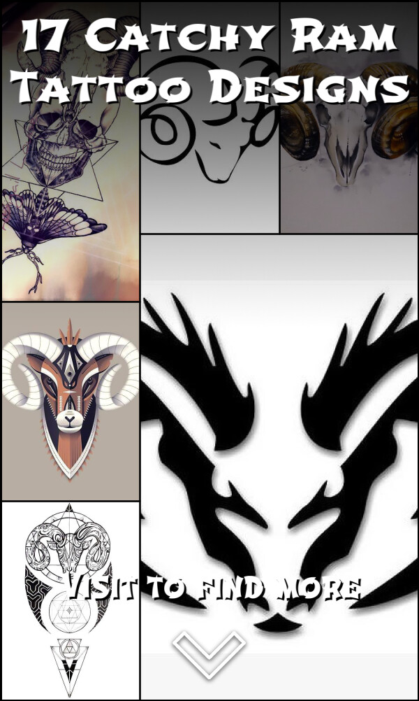 17 Catchy Ram Tattoo Designs