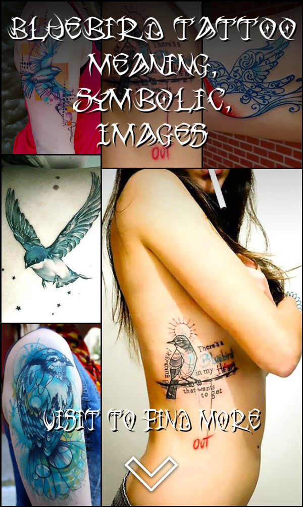 Bluebird Tattoo Meaning, Symbolic, Images