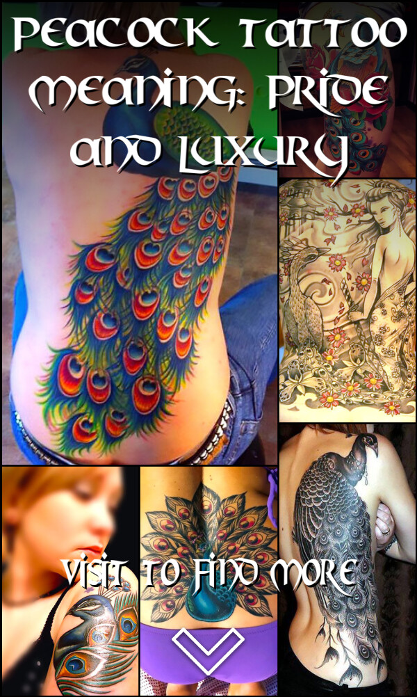 Peacock Tattoo Meaning: Pride and Luxury