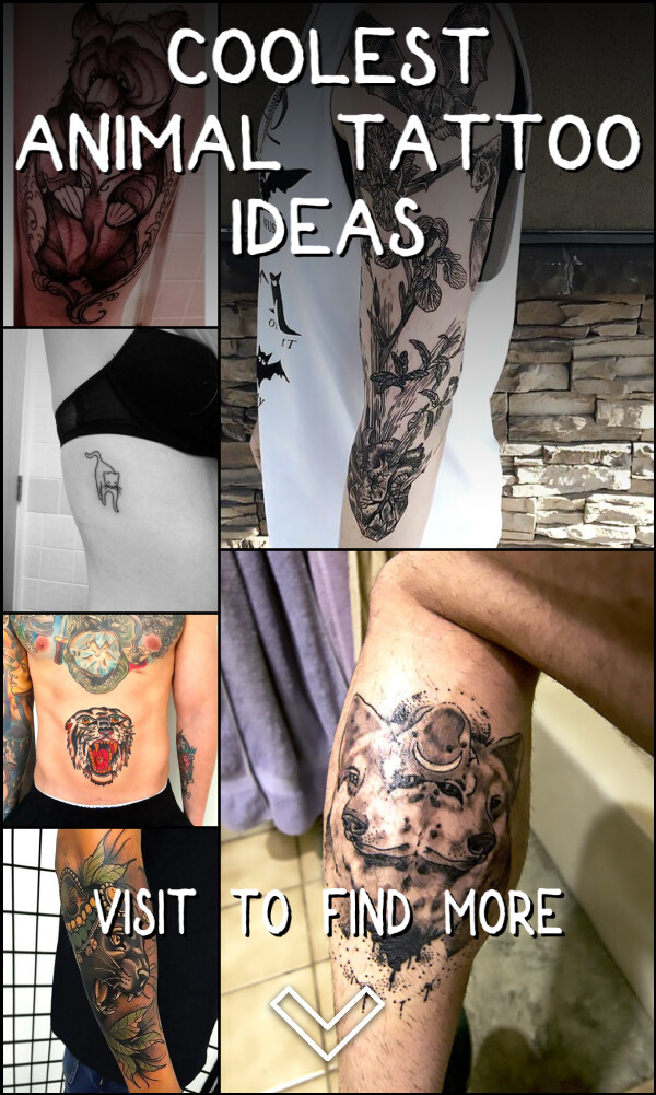 500+ Coolest Animal Tattoo Ideas
