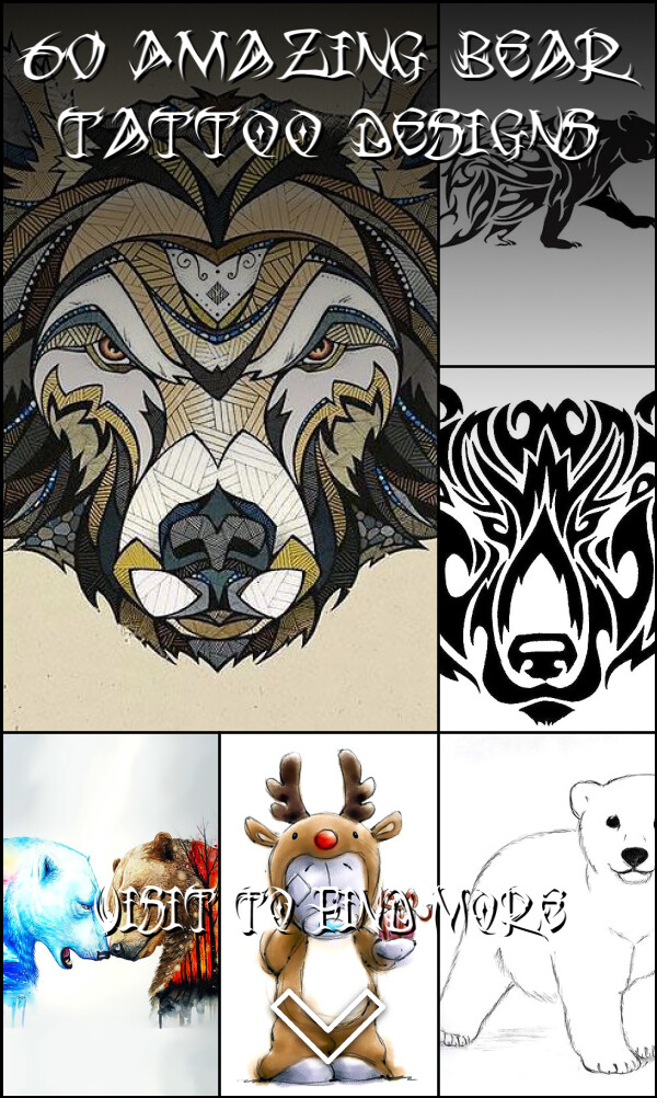 60 Amazing Bear Tattoo Designs