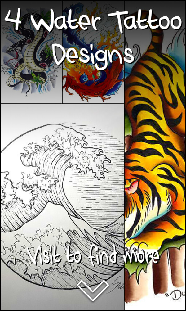 4 Water Tattoo Designs