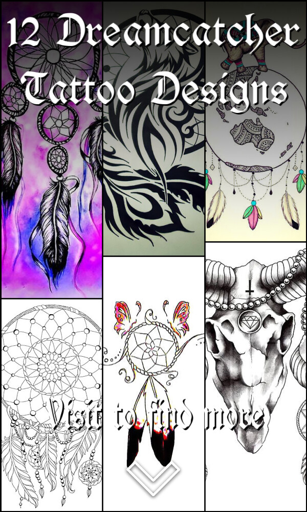 12 Dreamcatcher Tattoo Designs