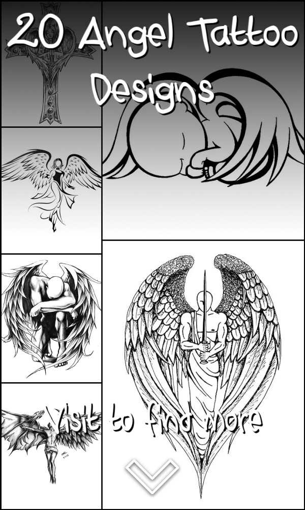 20 Angel Tattoo Designs