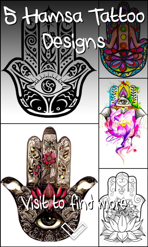 5 Hamsa Tattoo Designs