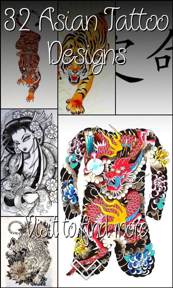 32 Asian Tattoo Designs