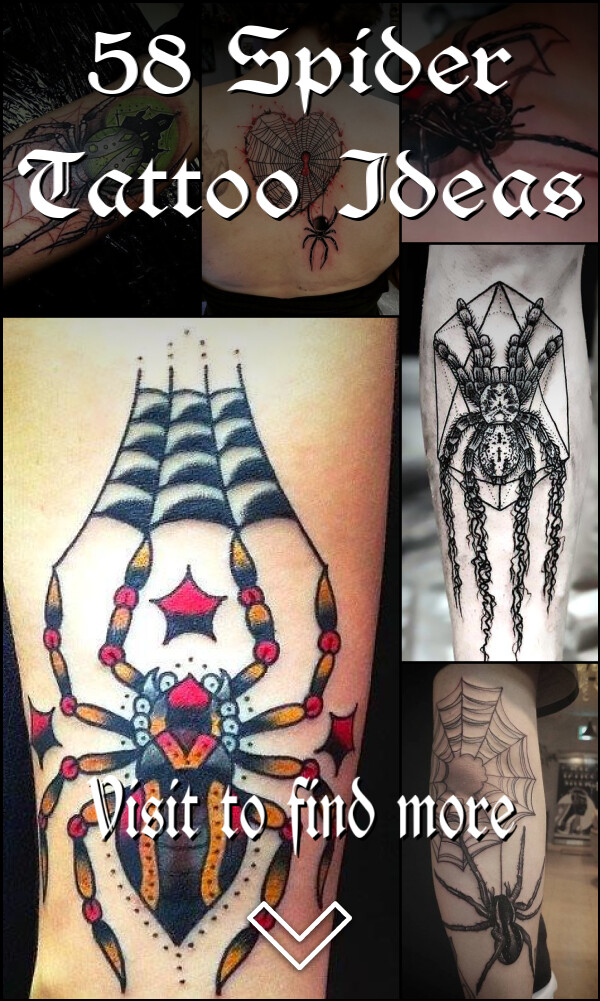 58 Spider Tattoo Ideas